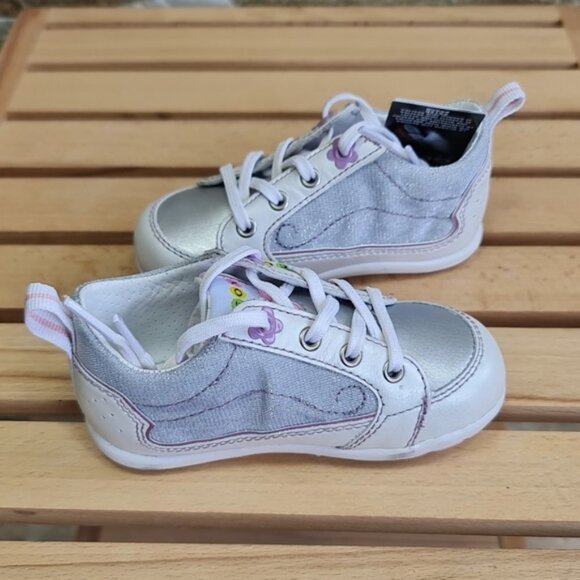Geox Baby Sile First Walking Shoes Girls - Picture 3 of 6